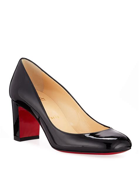 christian louboutin block heels